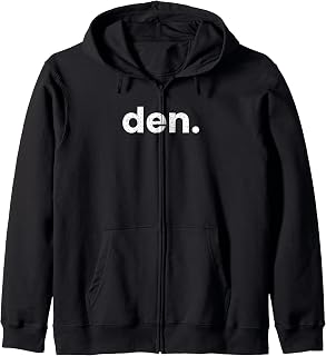 DEN Denver Colorado Airport Code List DEN Zip Hoodie