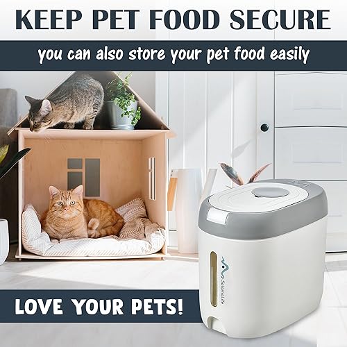 Miniatura 5 de SalamaLife Recipiente hermético de plástico multiusos para almacenamiento de alimentos con tapas, organización de cocina, cubo de 22 libras, caja de