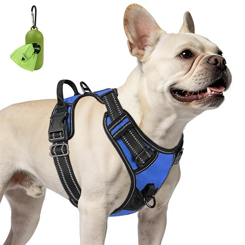 Joytale Arnes Perro Pequeño,Chaleco Reflectante Suave Transpirable para Perro,Arnés con Doble Anilla,Arnés…