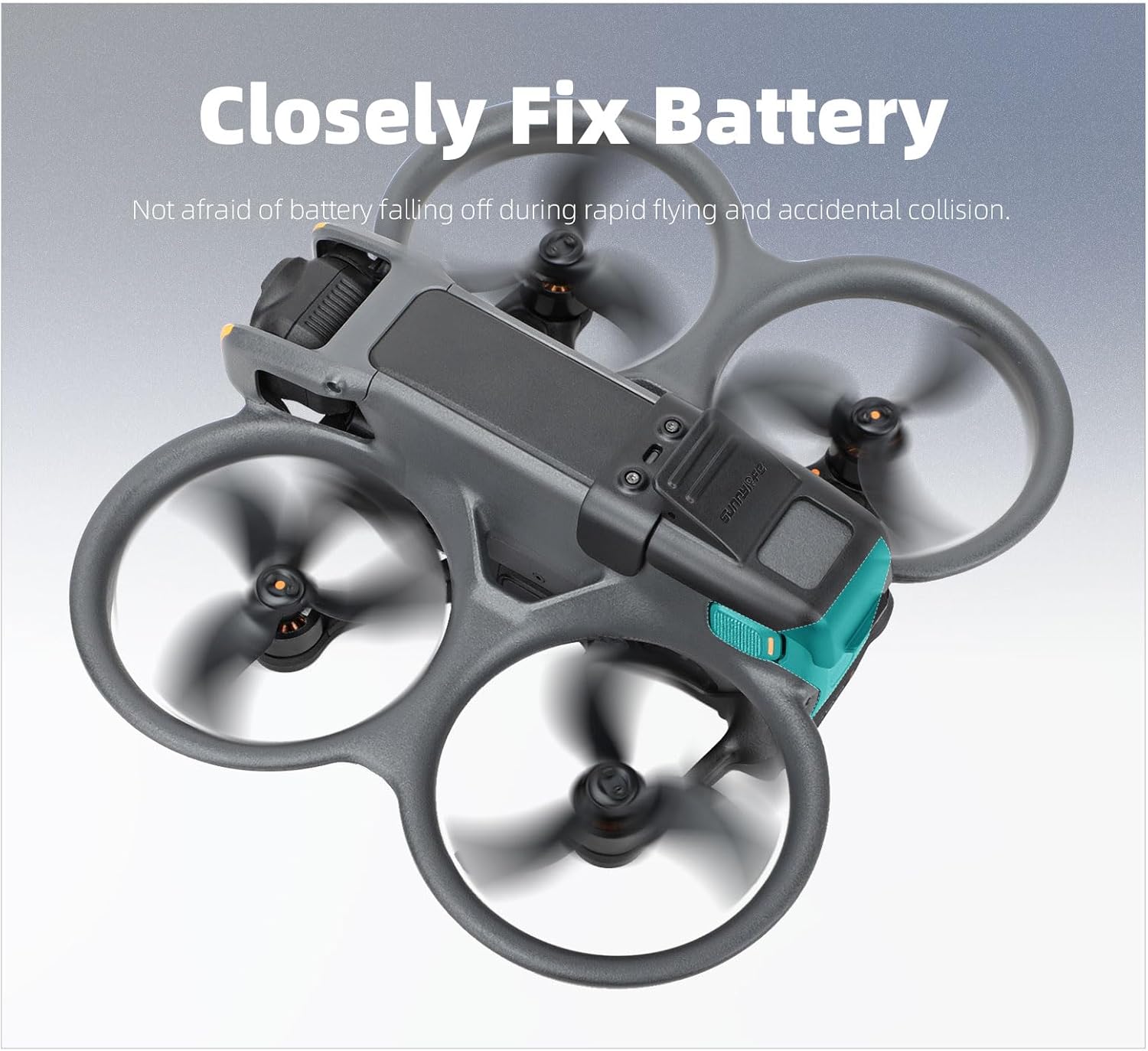 BTG Battery Buckle Anti-Release Clip Compatible with DJI Avata 2 Drone Accessories Parts