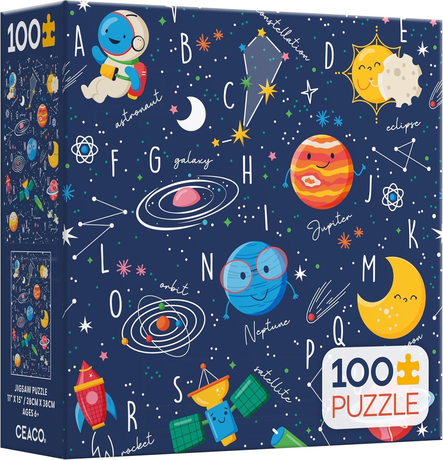 Ceaco - Space Friends - 100 Piece Jigsaw Puzzle