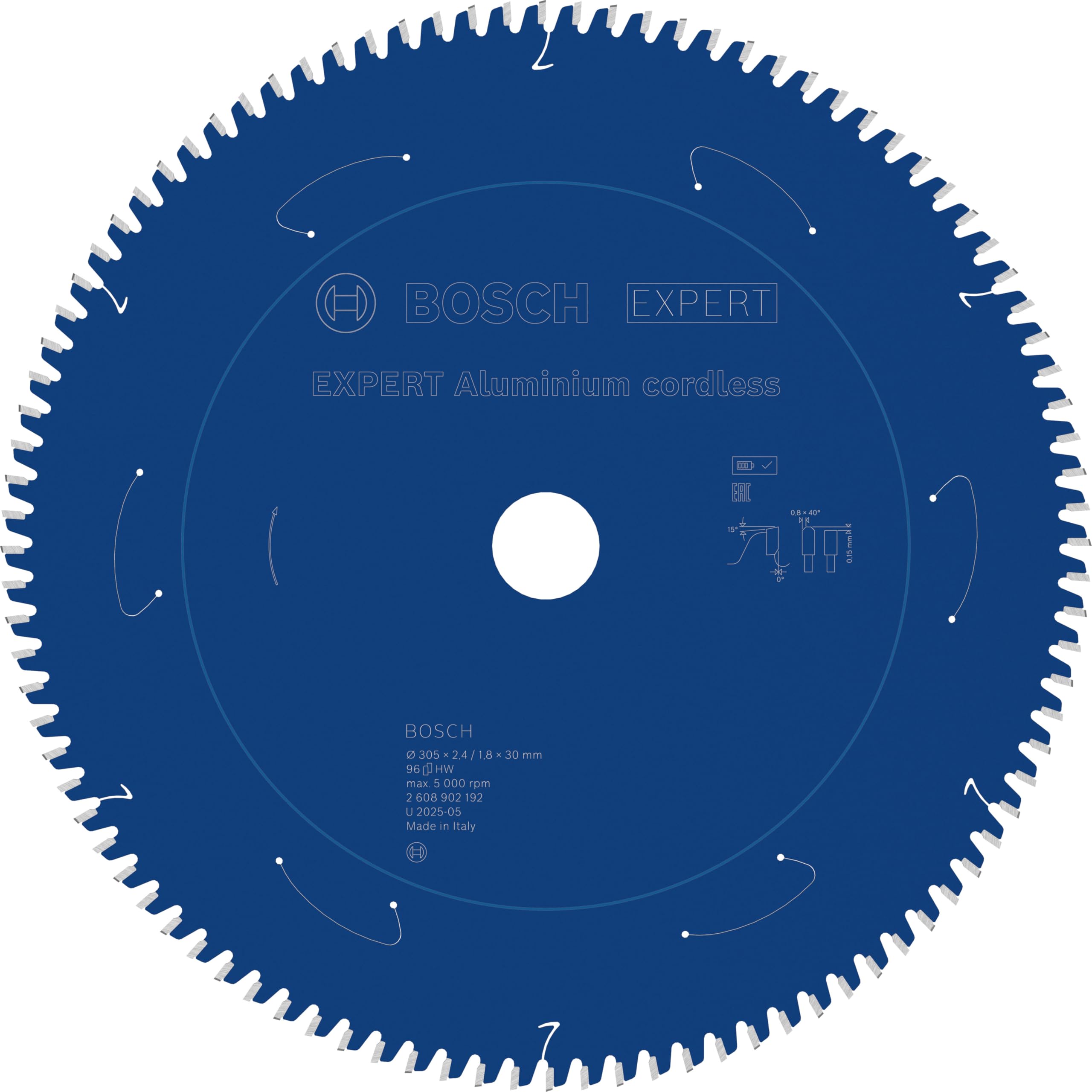 Bosch 1x EXPERT Aluminium Cordless Circ Saw