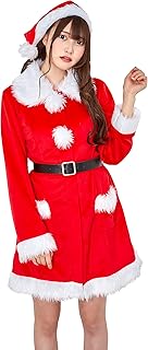 クリアストーン(Clearstone) ミミノエル コスプレ クリスマス サンタガールコート レディース レッド