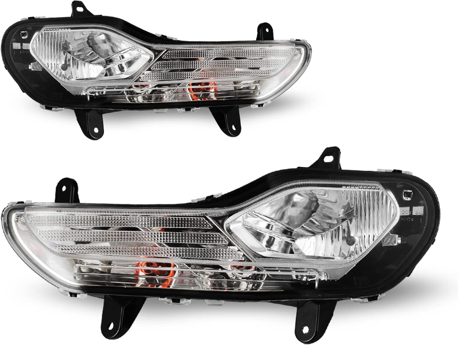 Fog Lights compatible for Ford Escape 2013 2014 2015 2016 Driver Passenger Replacement Lamps Assembly