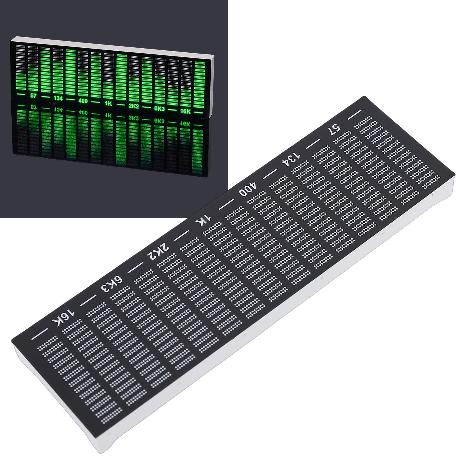 Fockety Display Analizzatore di Spettro Audio con Display a LED, Spettro Musicale LED USB per Sala Giochi per Auto, Fonometro Preciso per Musicisti e Appassionati di Audio