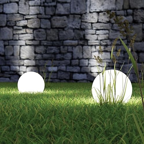 Efavormart - Luces flotantes inalámbricas para piscina de 16 pulgadas con control remoto, luces de jardín, 16 colores RGB con 4 modos de color, bola