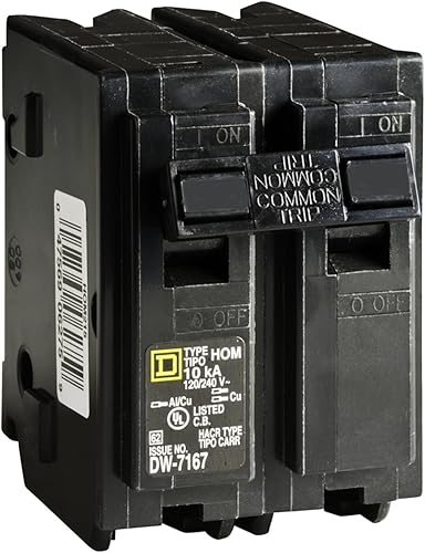 Schneider Electric Disyuntor miniatura HOM230 de 120240 voltios y 30 amperios 120240 V 30 A, negro