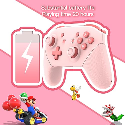 Miniatura 5 de JOYTORN Mini Switch Wireless Controller for Nintendo SwitchSwitch OLEDLite,Switch Pro Controller with Wake-upNFCMotin ControlDual Vibration,Switch