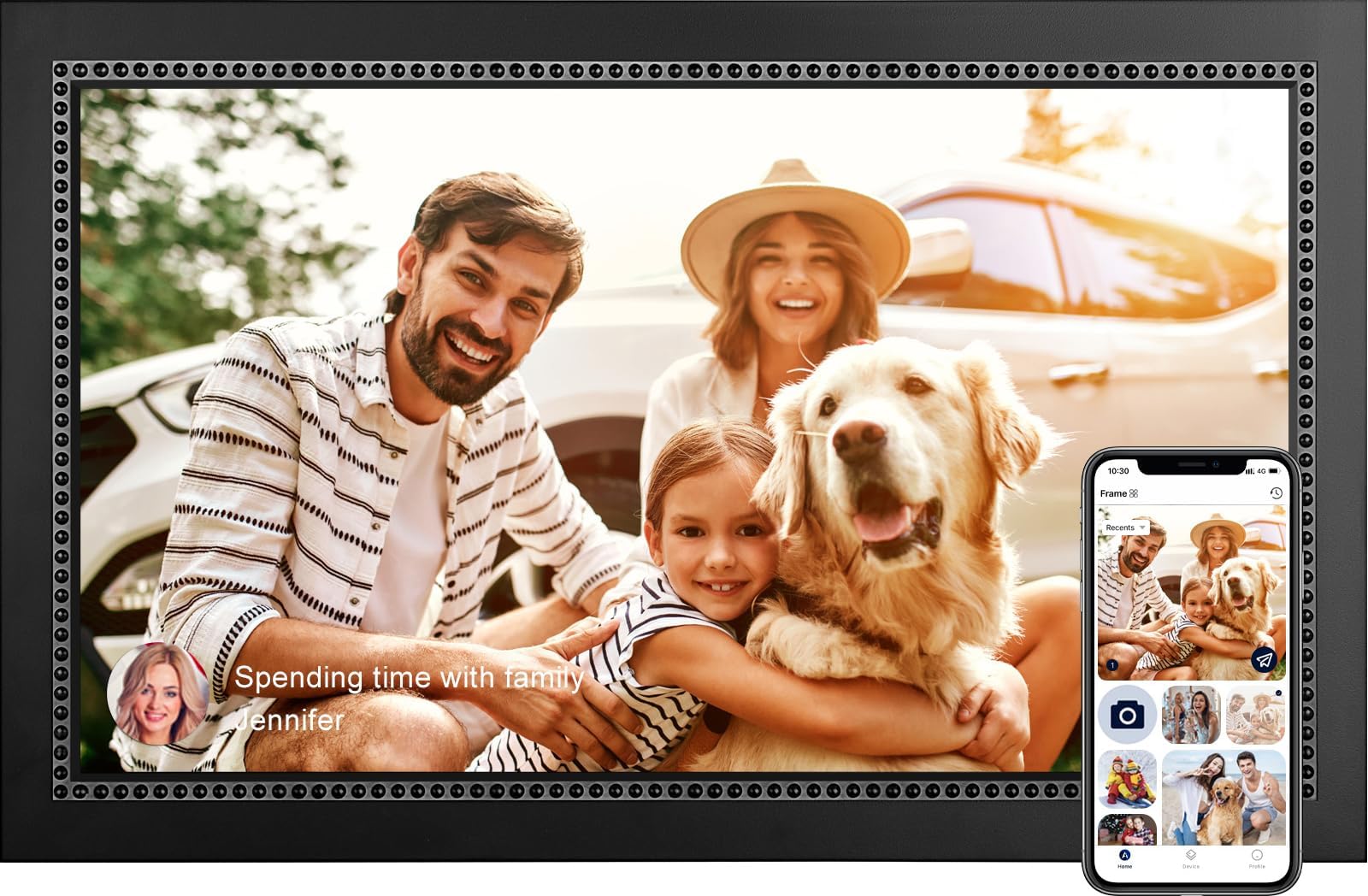 Brookstone PhotoShare 14” Smart Digital Picture Frame