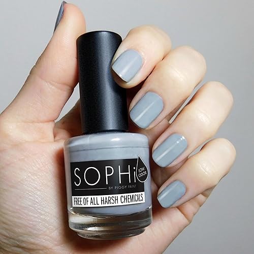 Miniatura 7 de SOPHi Esmalte de uñas no tóxico, seguro, libre de productos químicos agresivos, Eiffel of Love