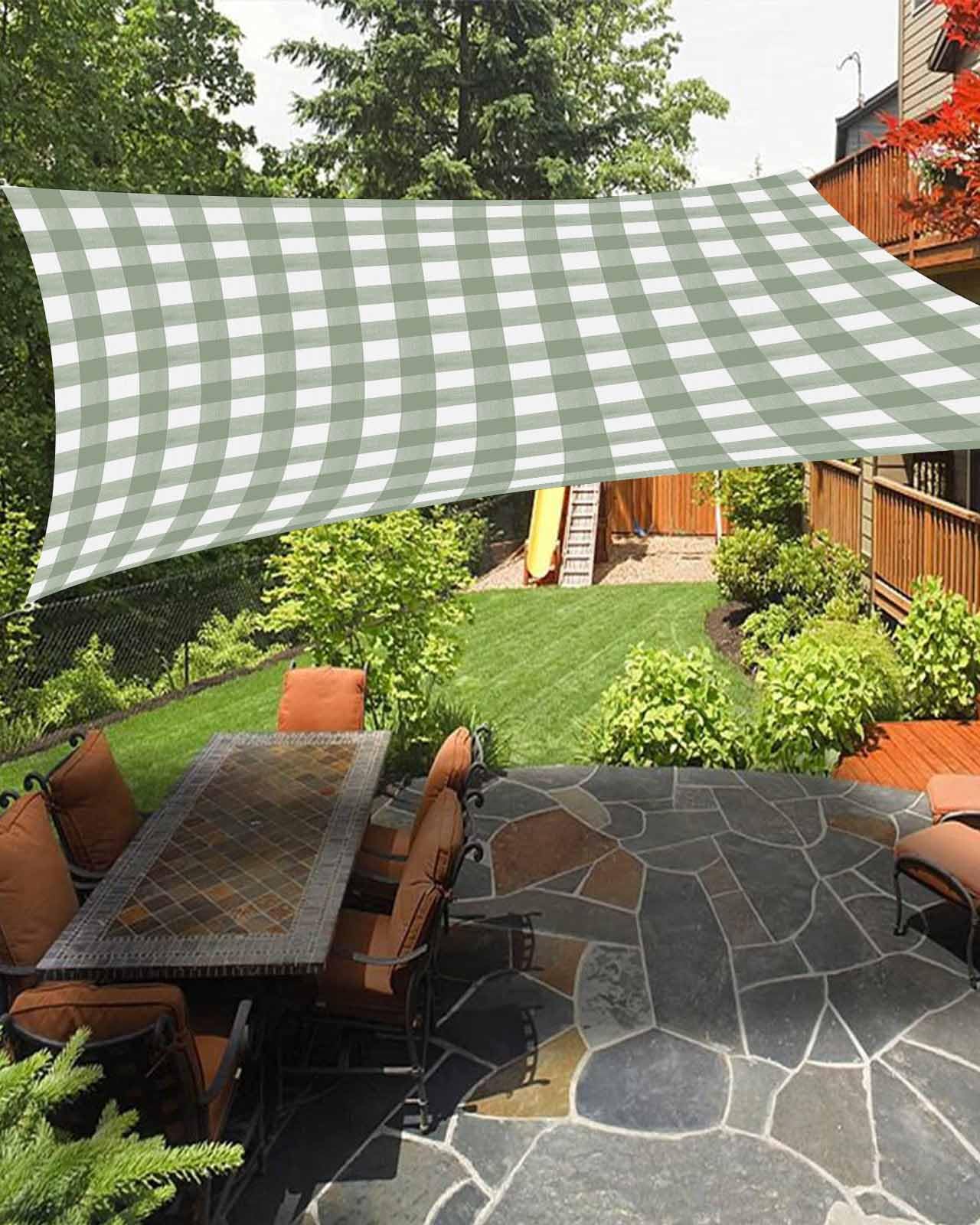 Voile d'ombrage imperméable contre la chaleur et la pluie en cour