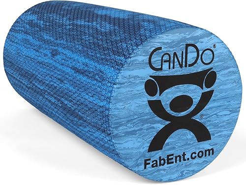 Miniatura 7 de CanDo Rodillo de espuma EVA de alta densidad de mármol azul para restauración muscular, terapia de masaje, recuperación deportiva y terapia física.