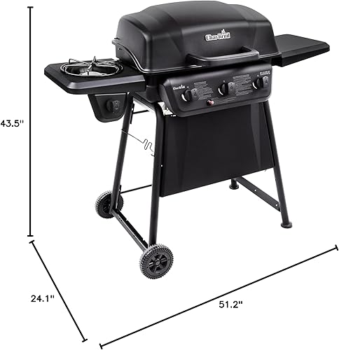 Miniatura 8 de Char-Broil Classic 360 Parrilla de gas propano líquido de 3 quemadores con quemador lateral y cubierta de parrilla de rendimiento, 3-4 quemadores
