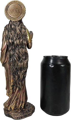 Vista 3 de Ebros Gift Figura decorativa de resina bronceada, hermosa diosa hindú, Sita, deidad de fertilidad, amor, lealtad, 9.25 pulgadas de alto, esposa