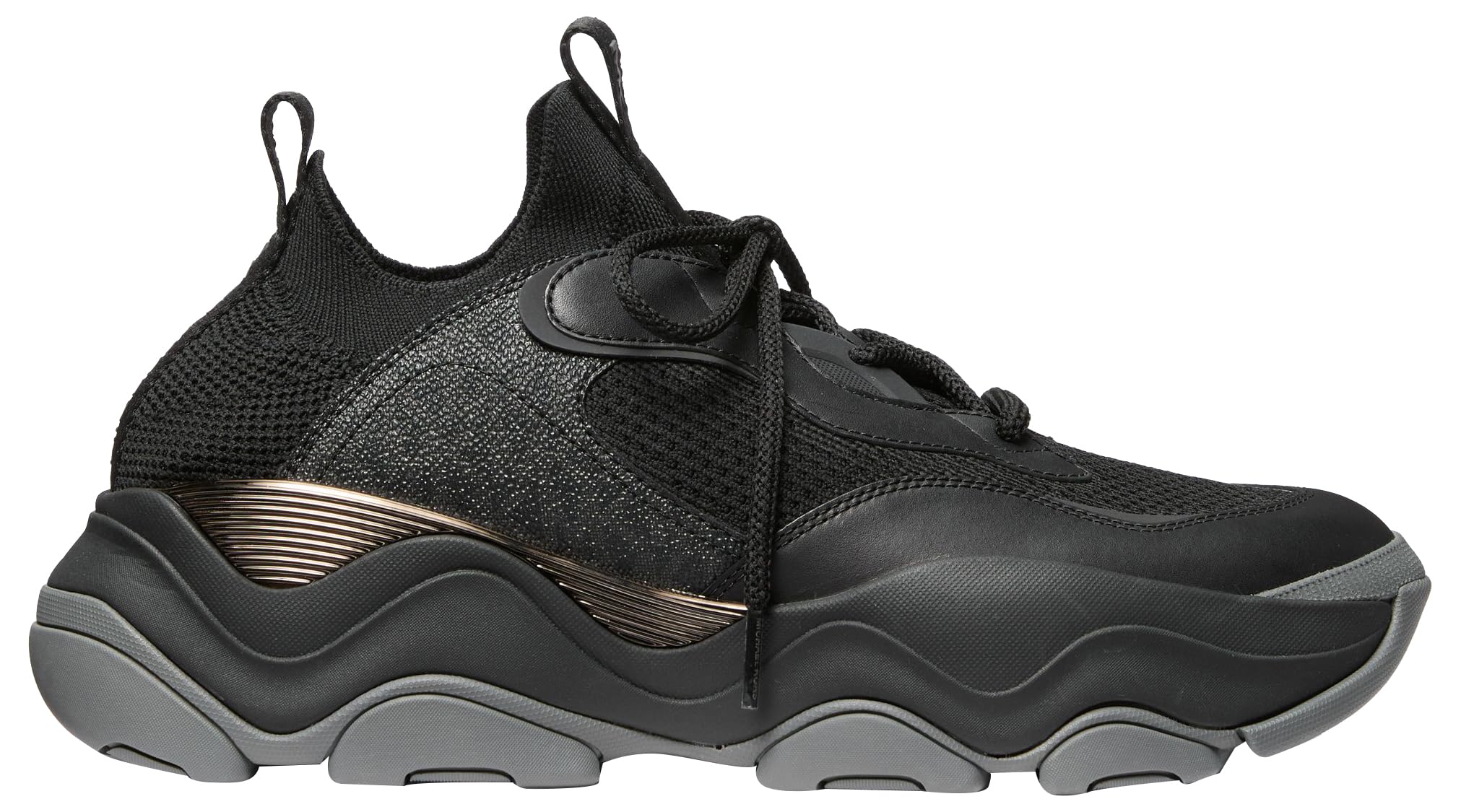 Michael Kors Sneaker da uomo Atlas Knit Trainer, nero, 41.5 EU