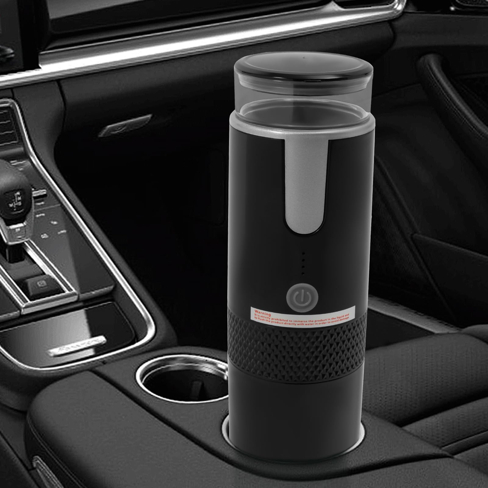 Macchina per caffè espresso elettrica portatile, macchina per capsule con batteria, macchina da caffè da campeggio con capsule di caffè/polvere di caffè istantanea per viaggi, ufficio