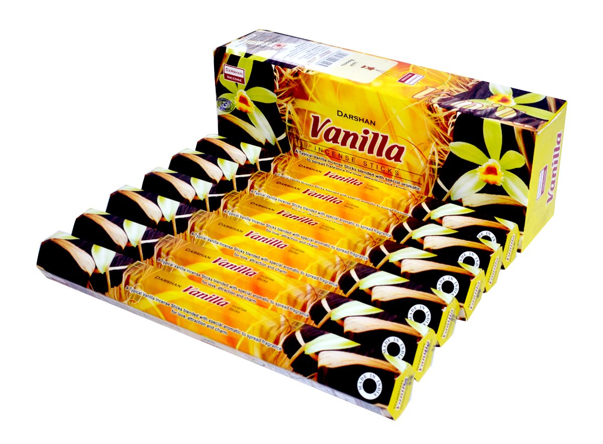Amazon.co.jp: バニラ – Incense Stickボックス120 Sticks – Darshan