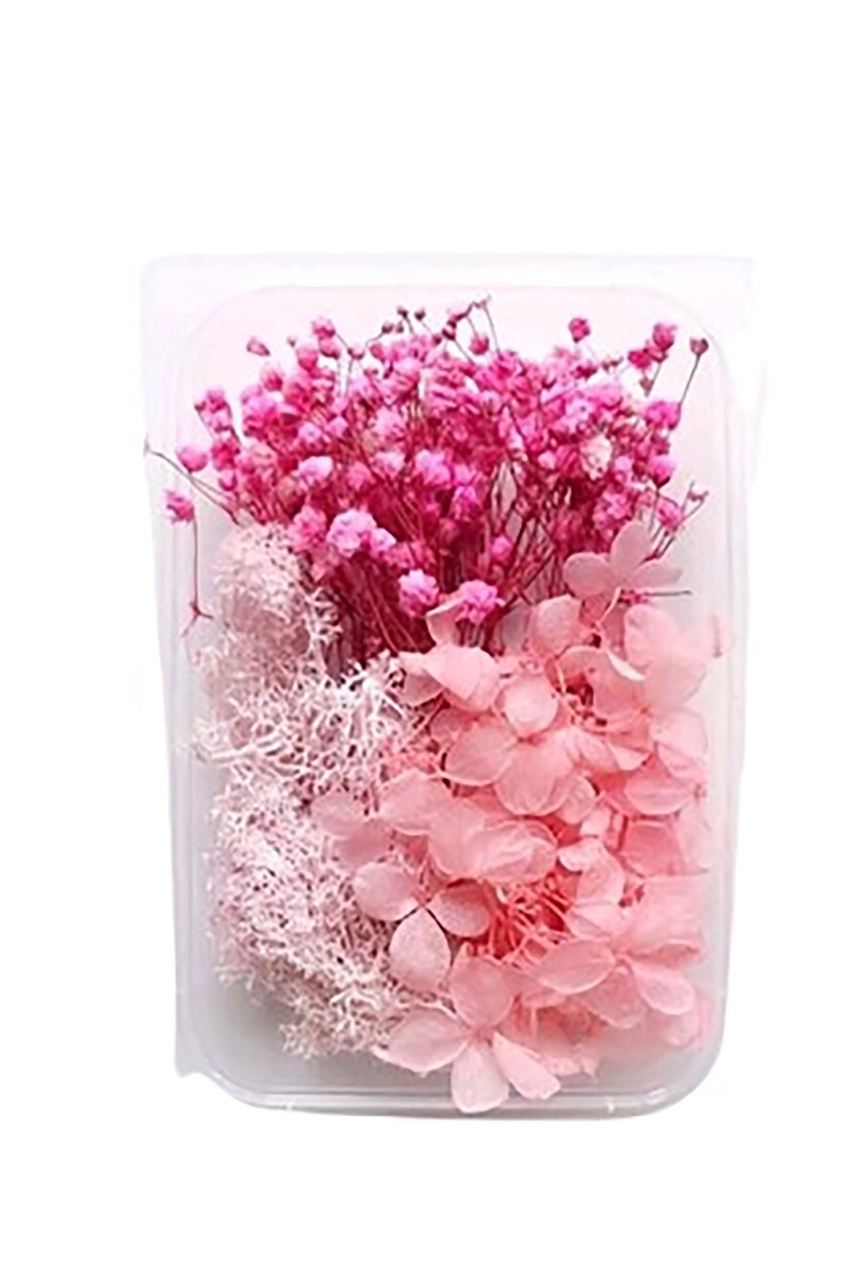 Natural Real Dried Flowers for Art Craft - Mixed & Multicolor for Soap, Artificial Candles, Scrapbooking, DIY, Resin Jewelry, Pendant - Pink-image-16