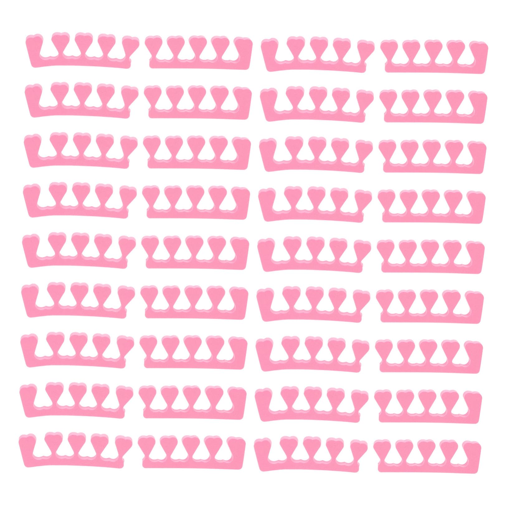 Ipetboom Toe Separators for Women 100pcs Random Toe Separator for Nail Art Foam