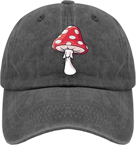 devor Sombreros de papá con forma de hongo para mujer, divertidos sombreros de mezclilla ajustables