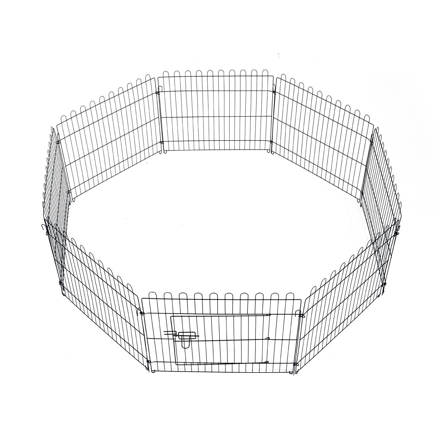PawHut® Welpenauslauf Welpenzaun Laufstall Freilaufgehege Welpengitter 5 Maßen: Maße: 71x61cm