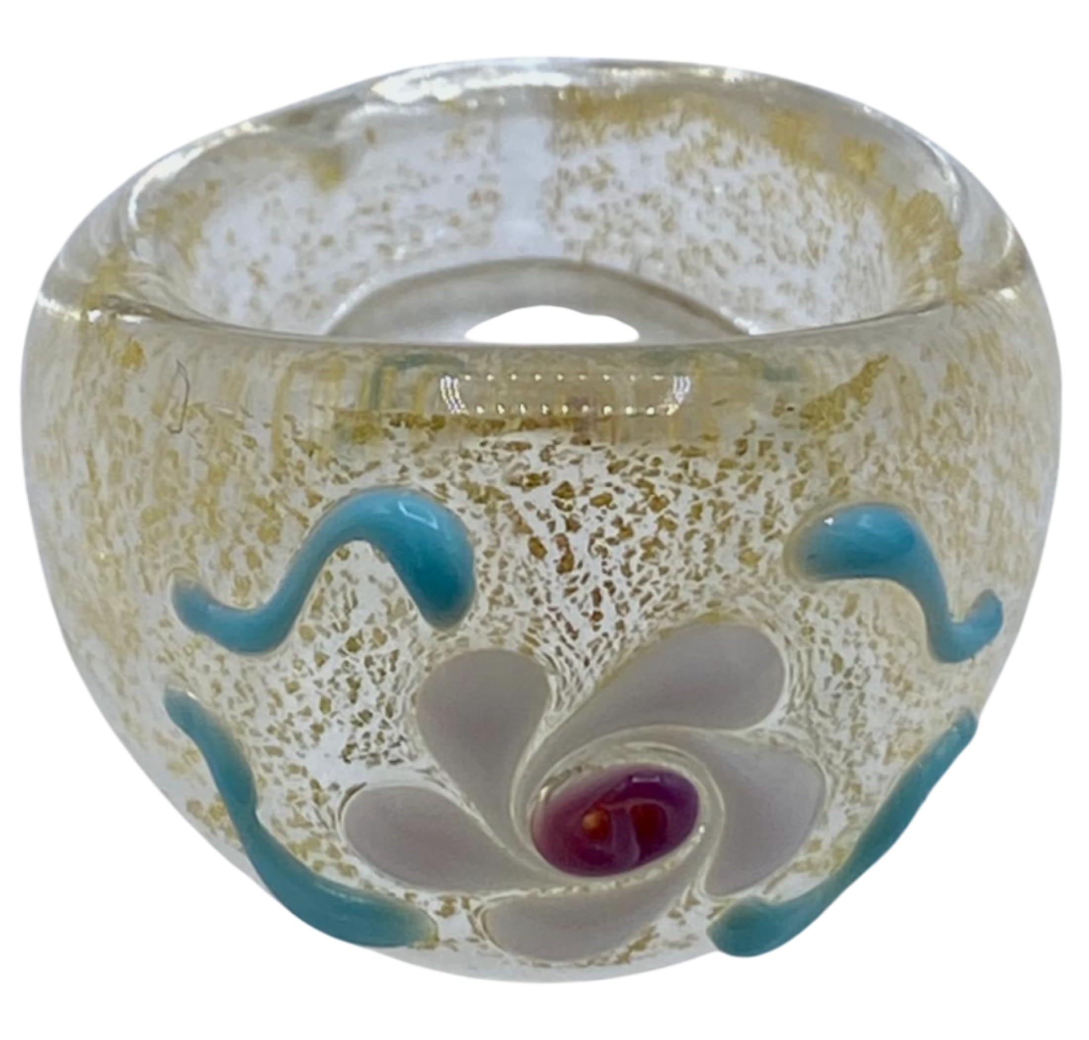 ANELLO IN VETRO DI MURANO ANTICA MURRINA VENEZIANA V725A