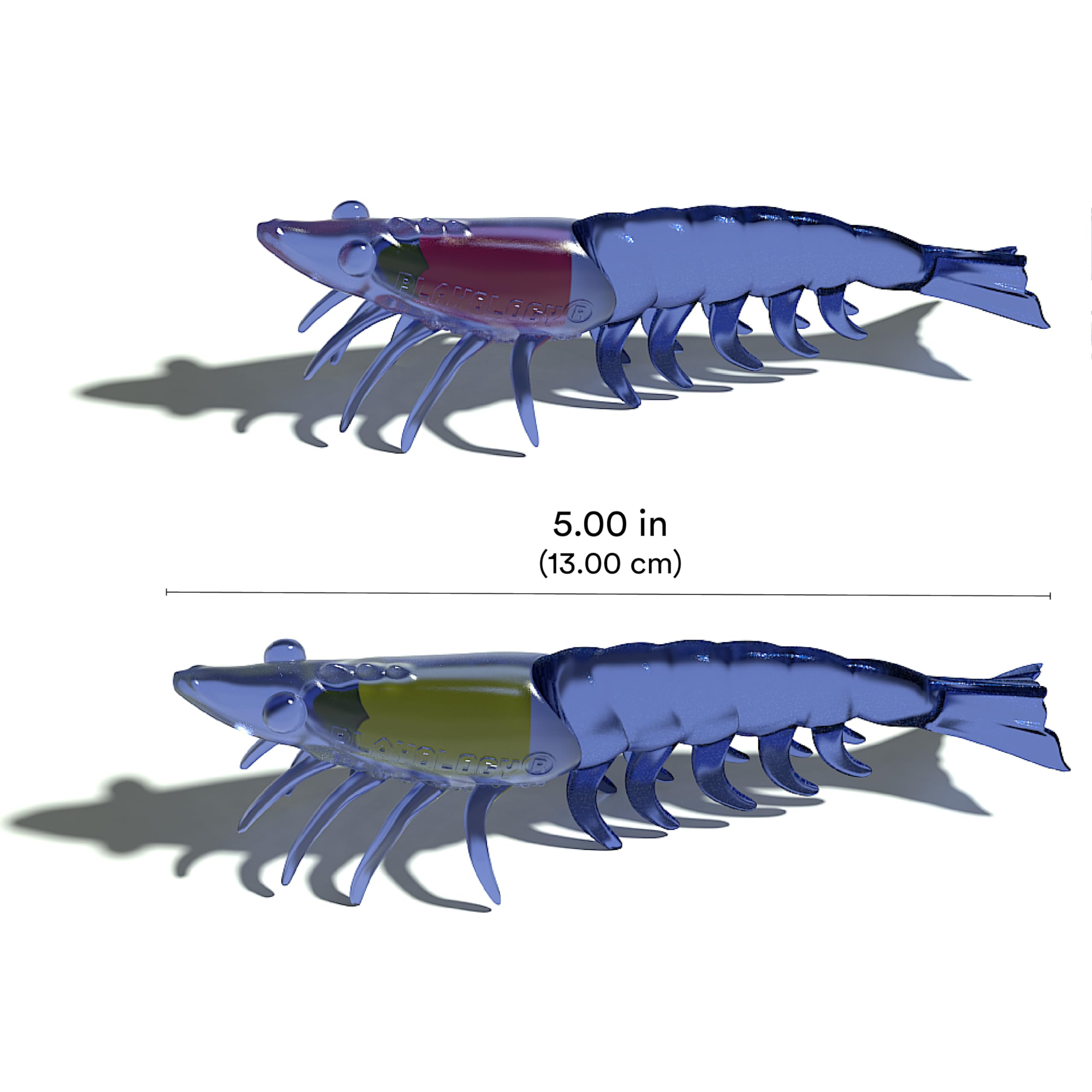 Playology Katzenspielzeug | Katzenminze-Spielzeug Crawfish für Wohnungskatzen, 4er-Set | Spielzeug aus ungiftigen Materialien