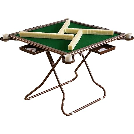 35" Majiang Game Table: Durable, Compact, and Convenient