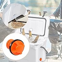 Vista 4 de Enchufe enfriador para YETI, paquete de 2 tapones de drenaje de repuesto compatibles con la línea de Yeti de Roadie, Tundra y Tank & RTIC Coolers a