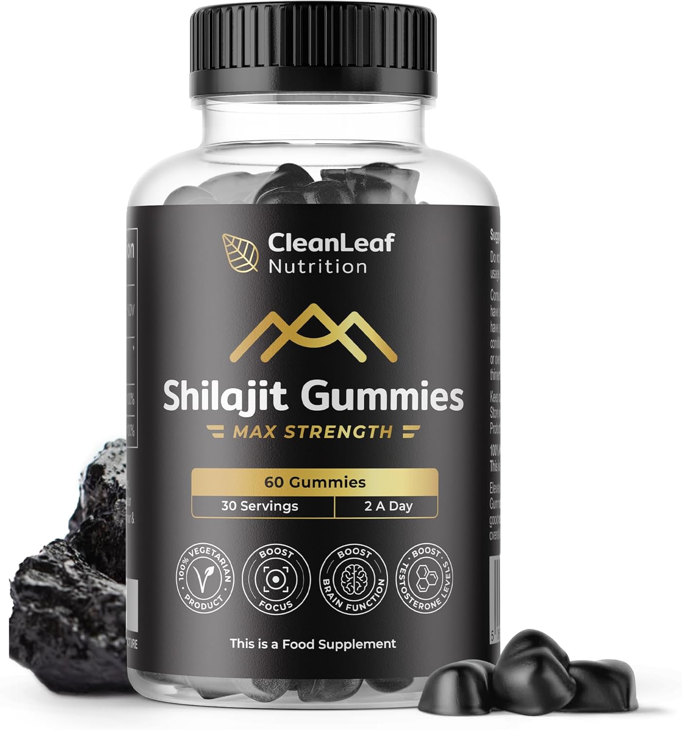 Shilajit Gummies Max Strength Pure 100 Authentic Himalayan Origin
