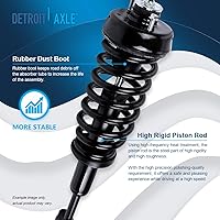 Vista 1558 de Detroit Axle - Kit de suspensión delantera de 10 piezas para Chevy Aveo Aveo5 Pontiac G3 Wave 2 Ready Struts Assembly 2 Enlaces de barra