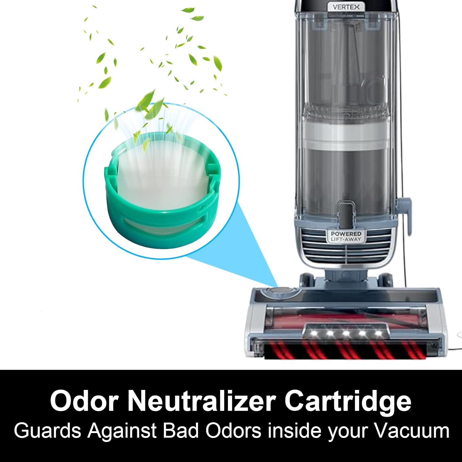 UV2500 Filter for Shark Vertex Powered Lift-Away Upright Vacuum UV2500 | Include 2 HEPA, 4 Foam & Felt Kit & 4 Odor Neutralizer Cartridge, Help Remove Dust, Hair, Pollen, Odor