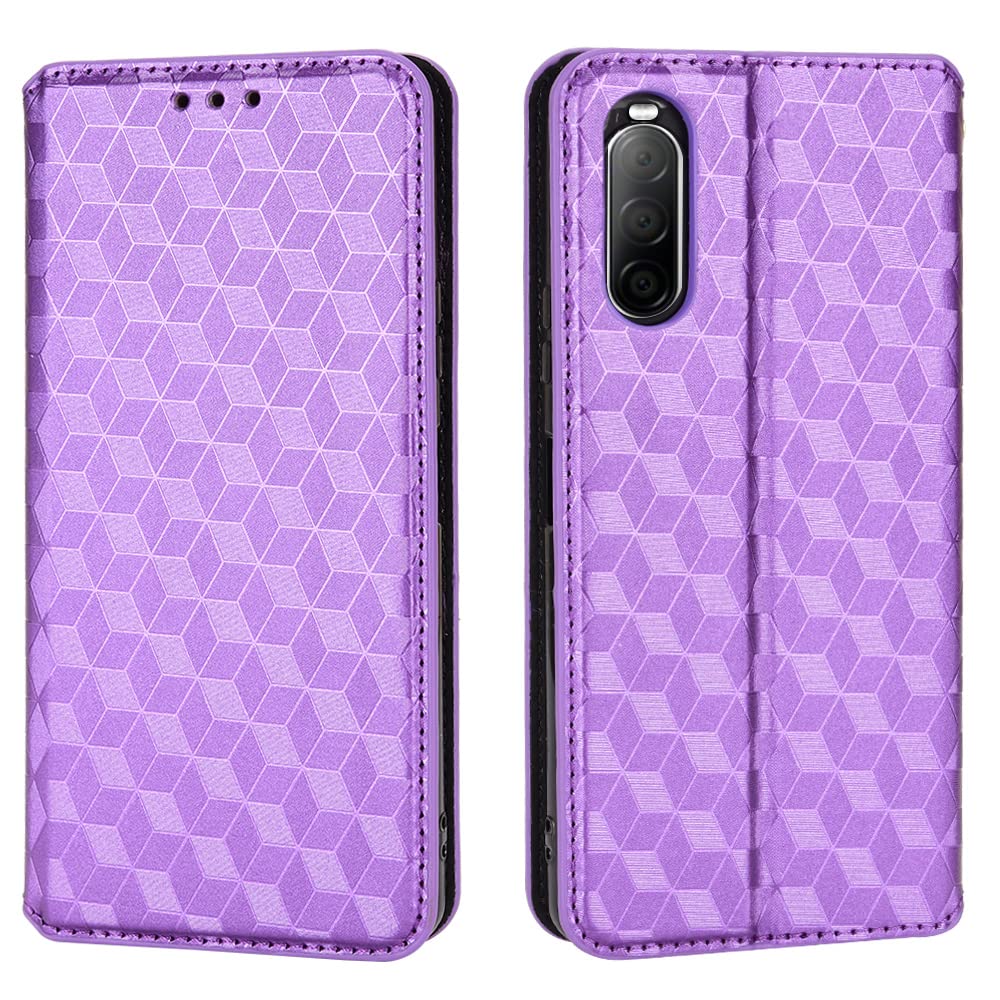 YukeTop Cover per Sony Xperia 10 IIII, Pelle PU Premium
