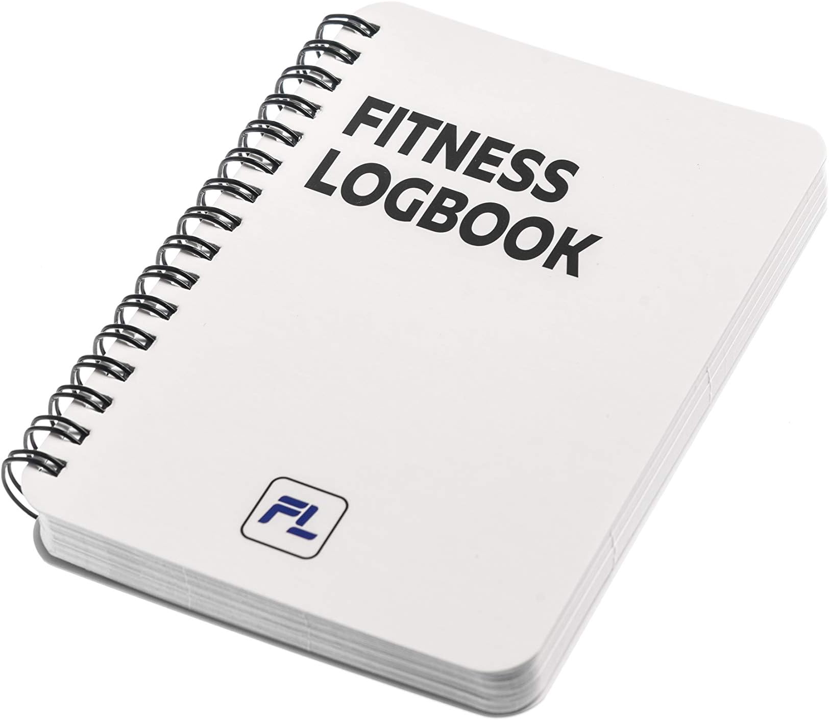 Fitness Logbook Pocket-Size A6: Undated Workout Journal - 4 x 6 inches - Thick Paper, Durable Laminated Cover, Round Corners, Sturdy Binding - Stylish, Minimalistic and Easy-to-Use Gym Log Book