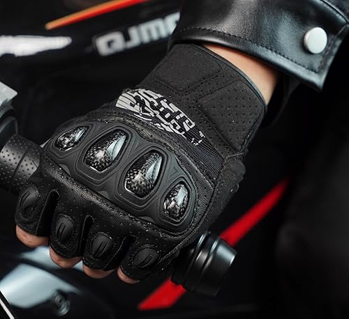 Miniatura 4 de Seibertron SPS Series - Guantes para motocicleta con pantalla táctil, para motocross, BMX, ATV, MTB, ciclismo, completo o medio dedo, para adultos y