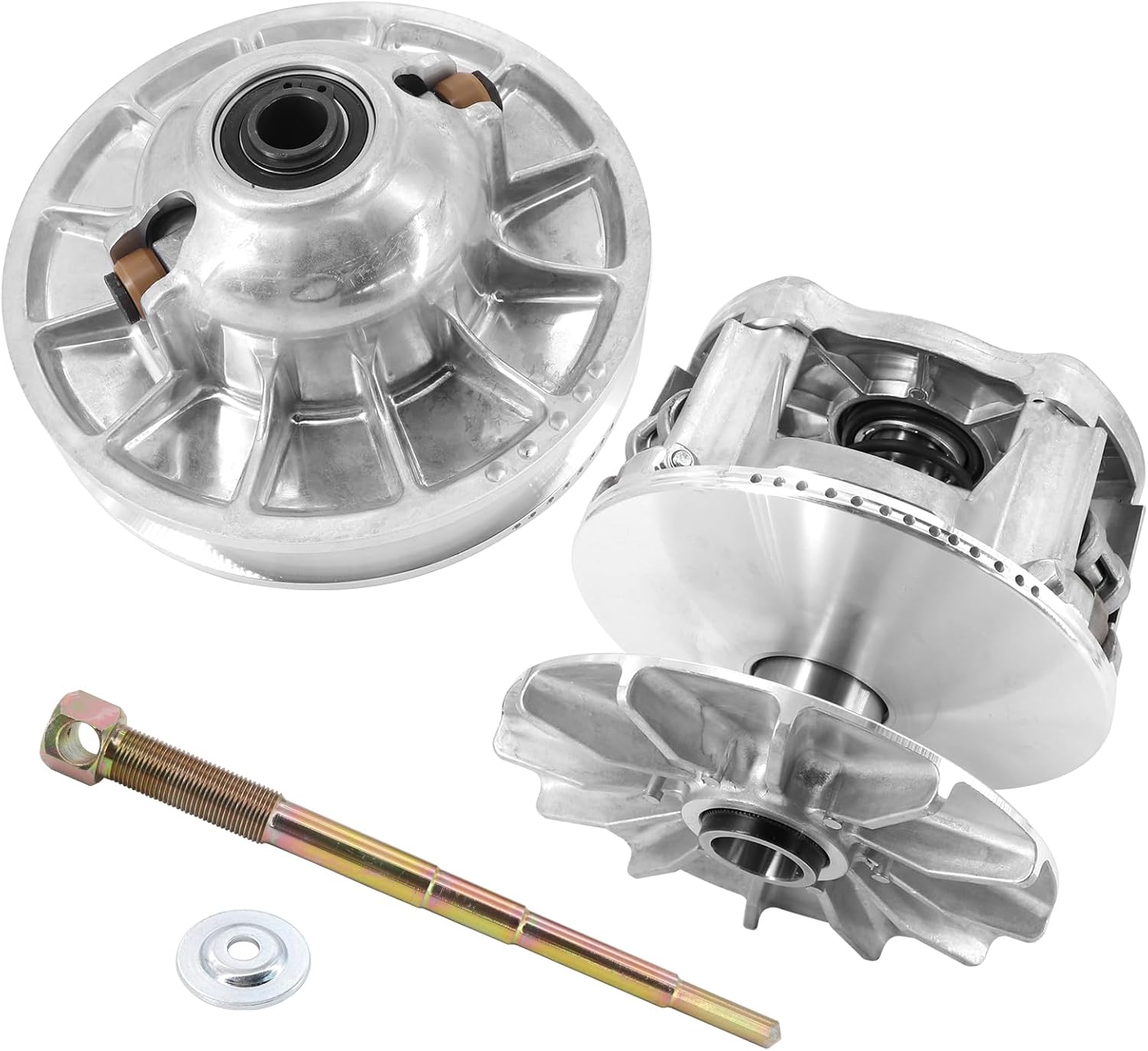Primary & Secondary Drive Clutch with Puller Tool For Polaris RZR 1000 XP & S 2016-2022, General 1000 & XP 1000 2016-2023, Replace #1323298 1323403 1323241 1323068