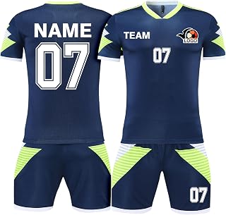 LAIFU Custom Soccer Jersey, Personalized Name,Team Name,Number,Logo Soccer Kits