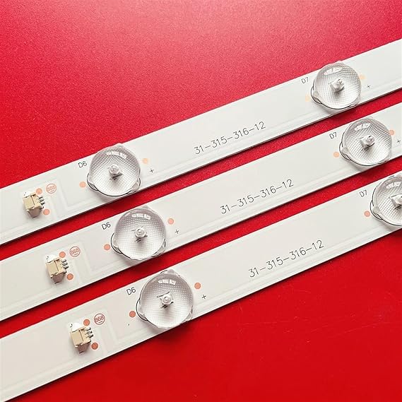 CHEWYZ 15PCS (5TV) LED Backlight Strip Compatible With PB08D575173BL042-001H ZH32D08-ZC14F-01 303XH320031 32LE32F50 LE32F33 3S3205D LE32D55H (Color : 15PCS(5TV))