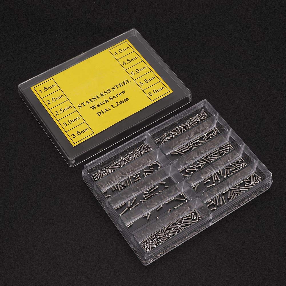 Photo 1 of 1.6-6.0mm Stainless Steel Screw for Watch/Watch Back, Watch Repair Accessory