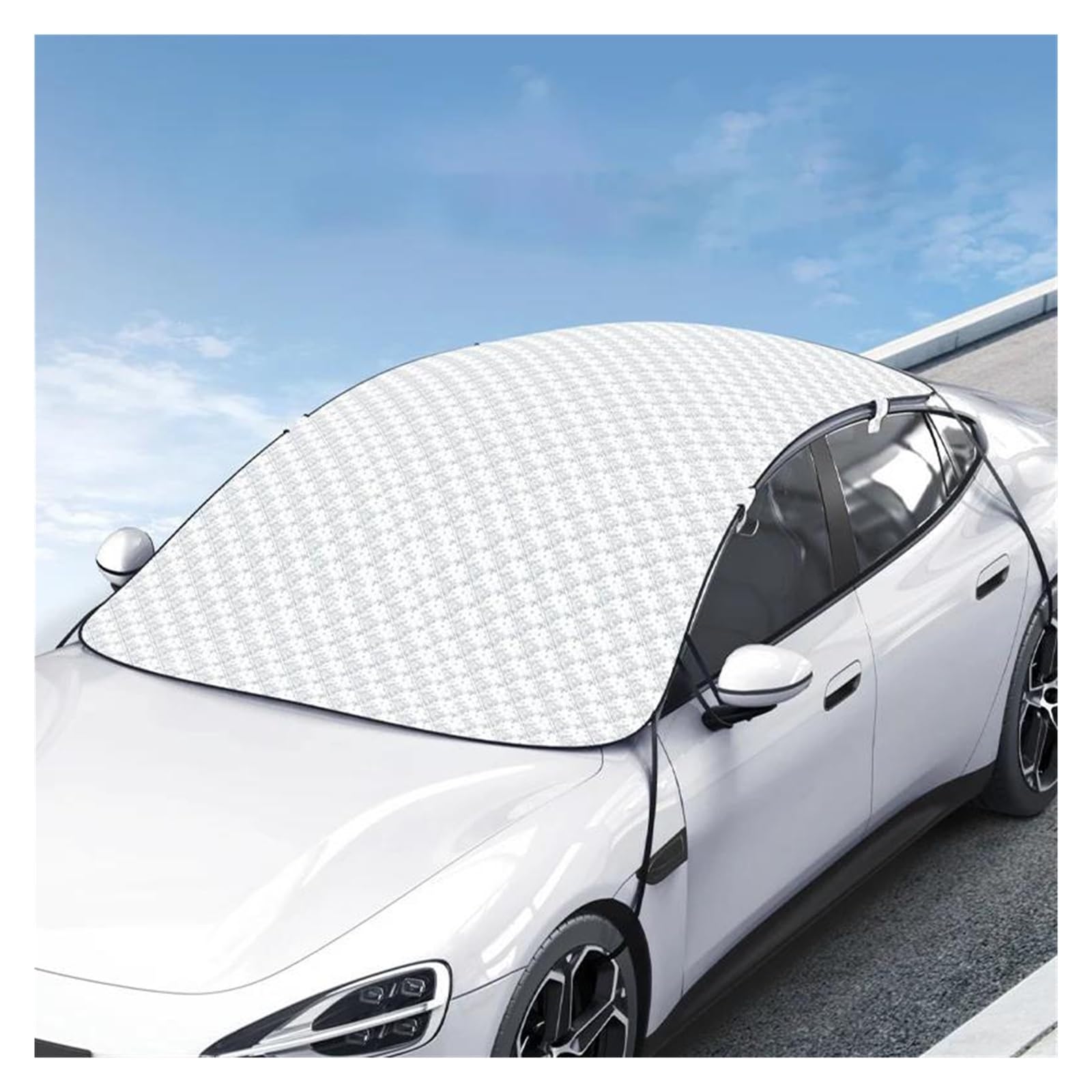 Copinverno Ertura per Parabrezza Auto Aggiorna Le coperture per Auto Protezione per la Copertura della Neve per Il Sole Automatico Adatta per berlina SUV Accessori Antipioggia per la Pioggia
