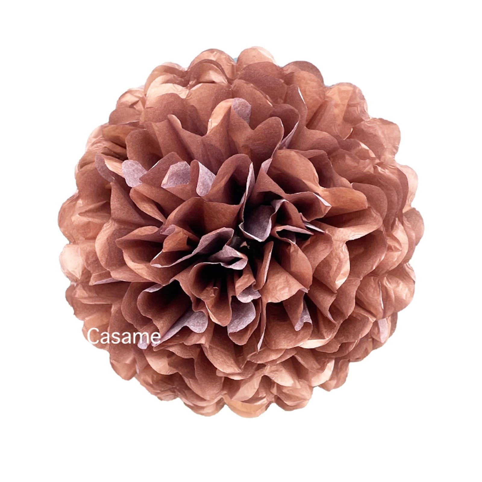 Paper Pom Poms 10pcs Decoration 25cm 10 Inch Tissue Paper Flowers Paper Pom Poms Balls Lanterns Party Decor Craft Wedding(Roes Gold,10 inches)