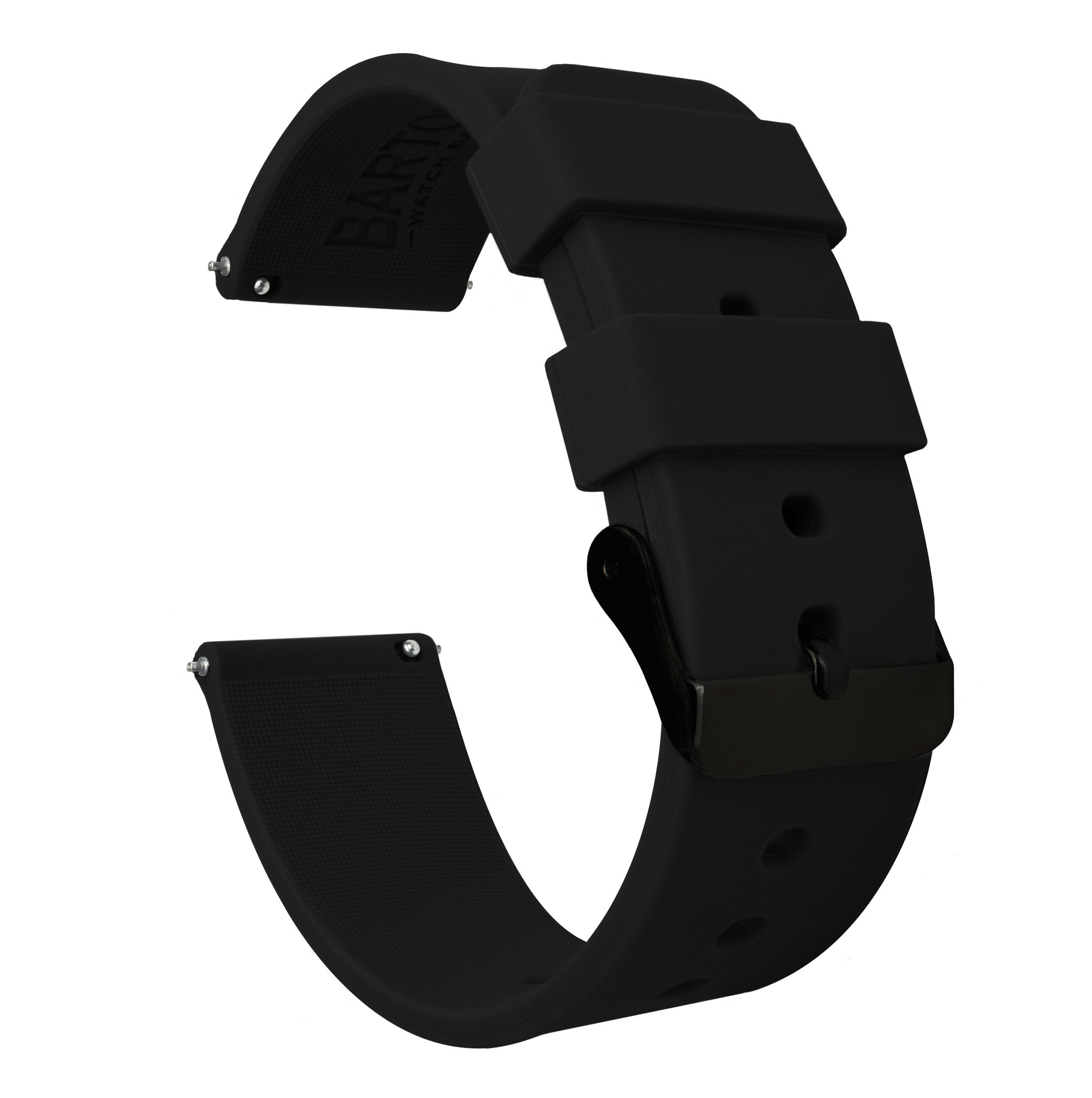 BARTON WATCH BANDS - Soft Silicone Quick Release Straps