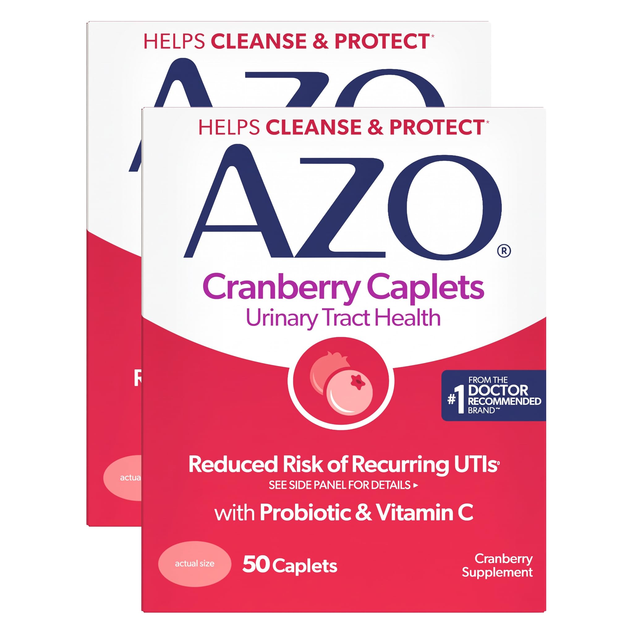 AZO Cranberry for Healthy Urinary Tract with Immune Boosting Probiotic & Vitamin C - 50 Tab (Packaging May Vary) — Amazon image 7