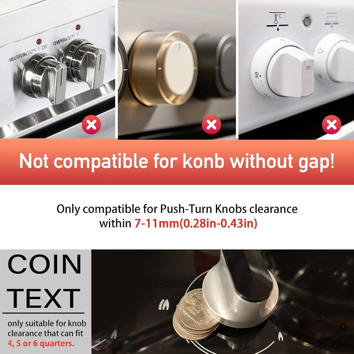 5 Pack Durable Gas Stove Knob Locks, Stove Knob Safety Covers for Toddlers/Pets Safety, Heat-Resistant Silicone Gas Stove Knob Covers, Prevent Accidental Touch (Black)