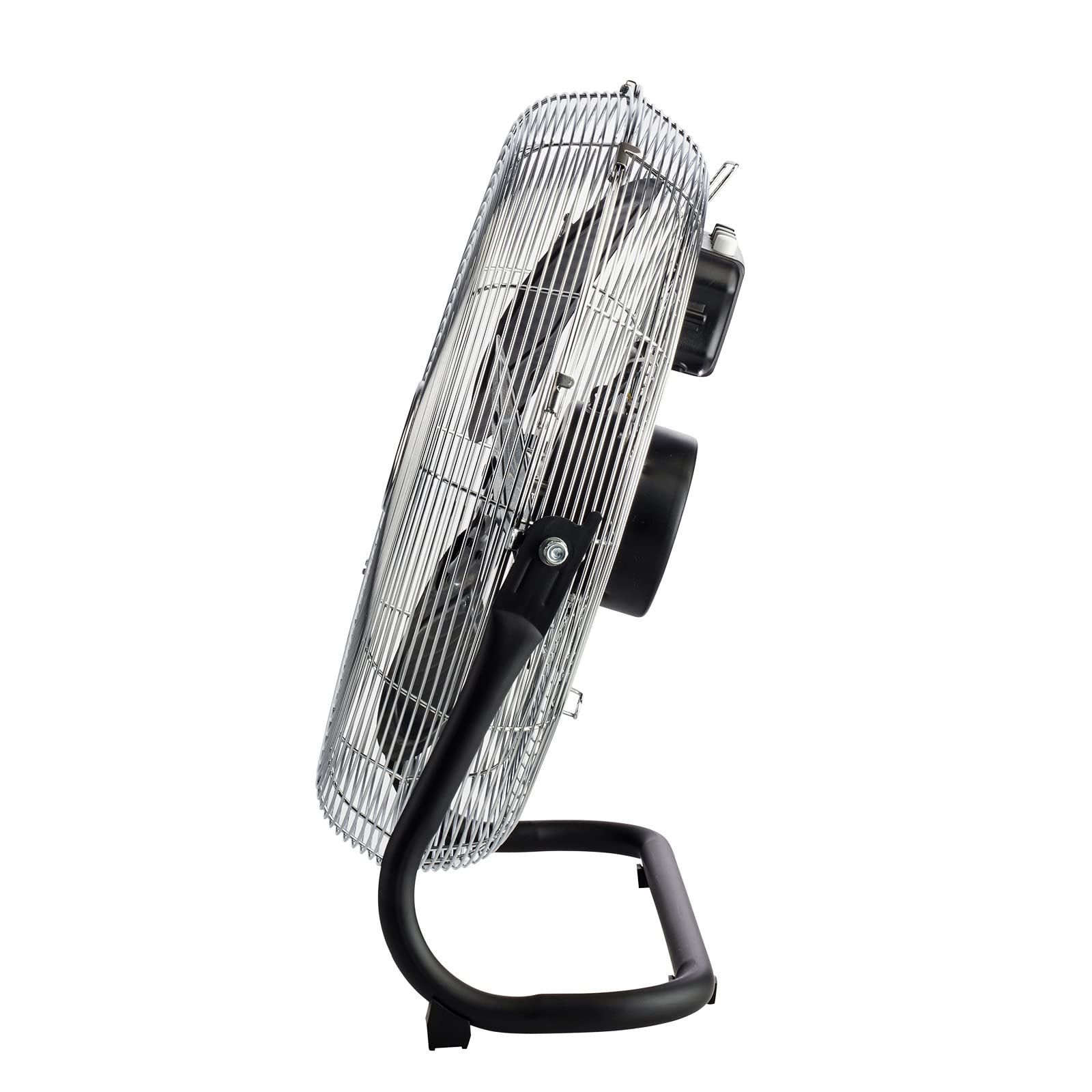 bimar VS58 Ventilatore Turbo da Pavimento e Muro, Elica Ø 45cm con 3 Pale in Alluminio, Ventilatore da Terra a 3 Velocità, Orientabile Alto Basso, Kit Installazione Murale Incluso, 100W