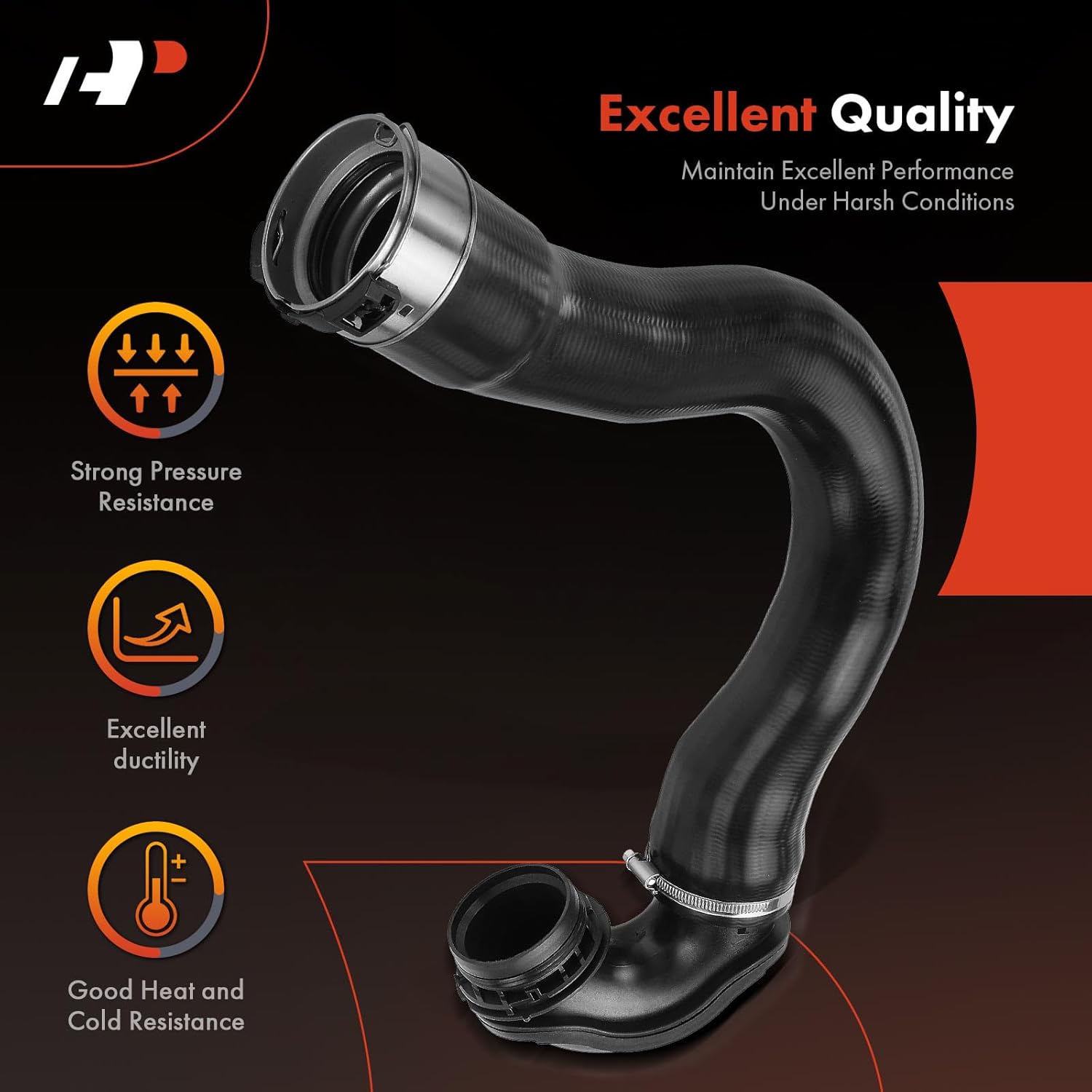 A-Premium Turbocharger Intercooler Hose Compatible with Buick Regal 2012-2013, L4 2.0L Turbocharged, Replace# 23163573, 20916824