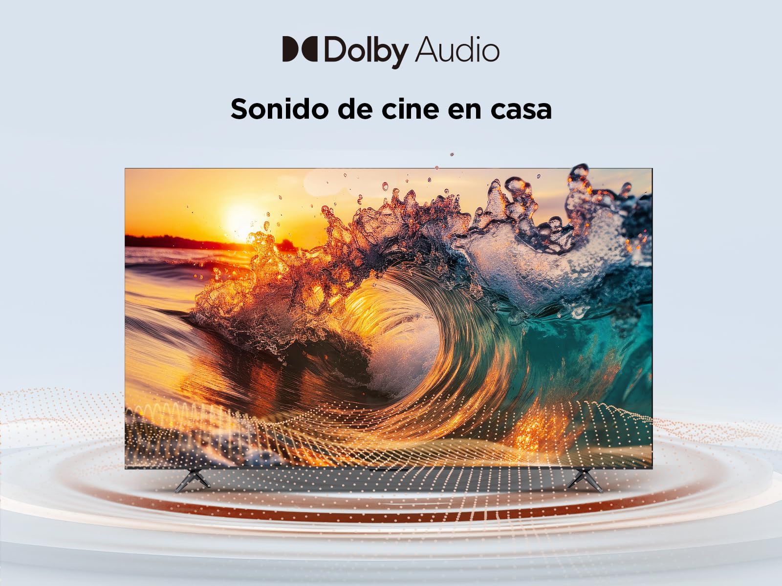 TCL 55V6C Televisor 55 Pulgadas 4K Smart TV LED, HDR, Google TV, Dolby Audio, Alexa y Google Assistant, Chromecast Built-in, Motion Clarity