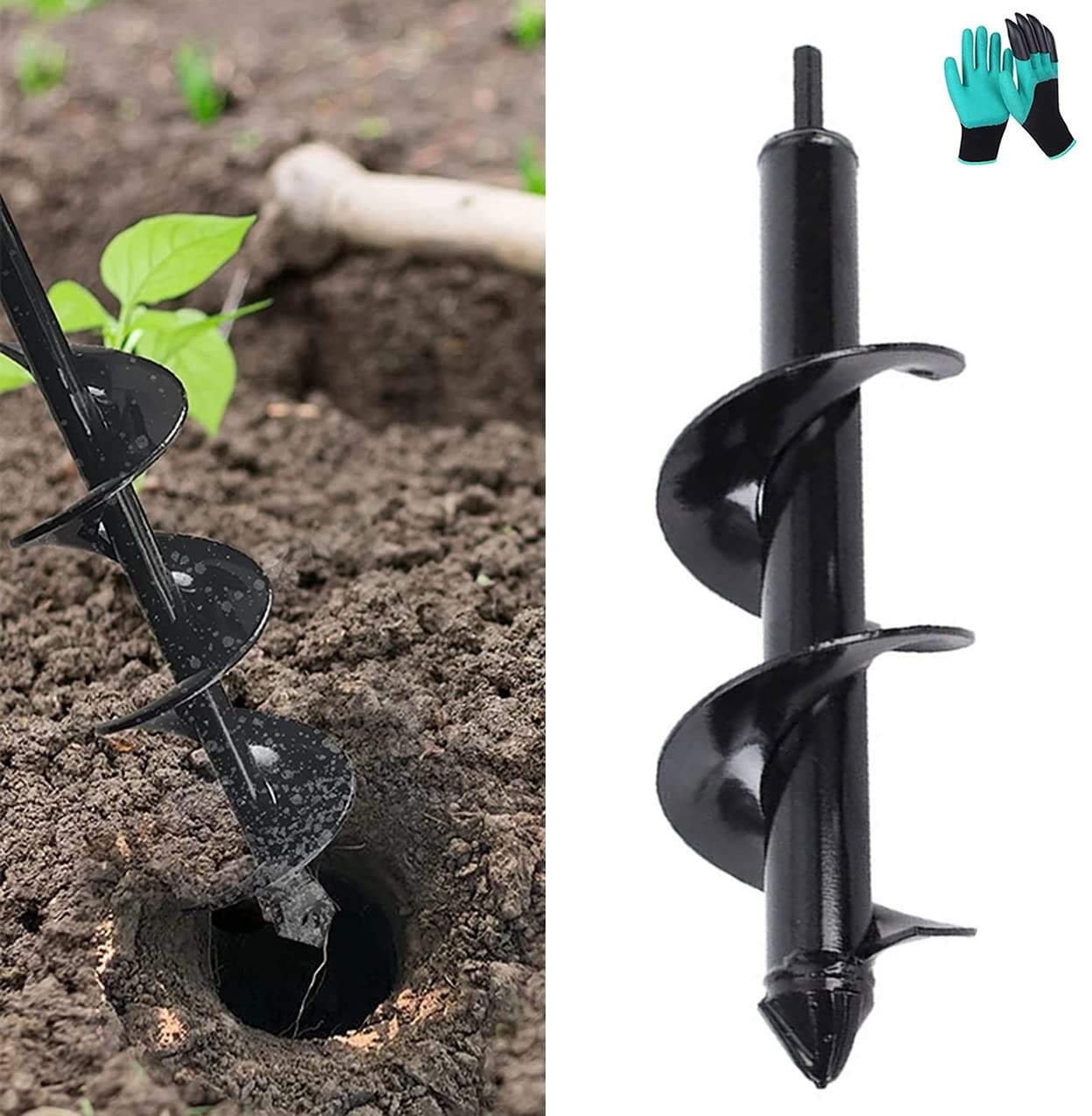 Garden Auger Spiral Drill Bit 
