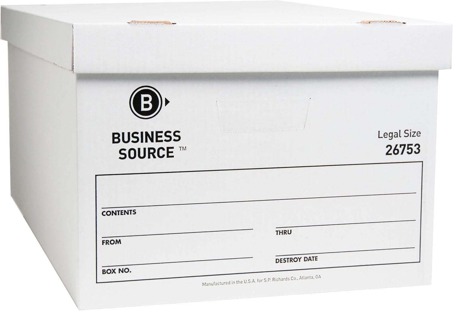 Business Source Lift-off Lid Light Duty Storage Box