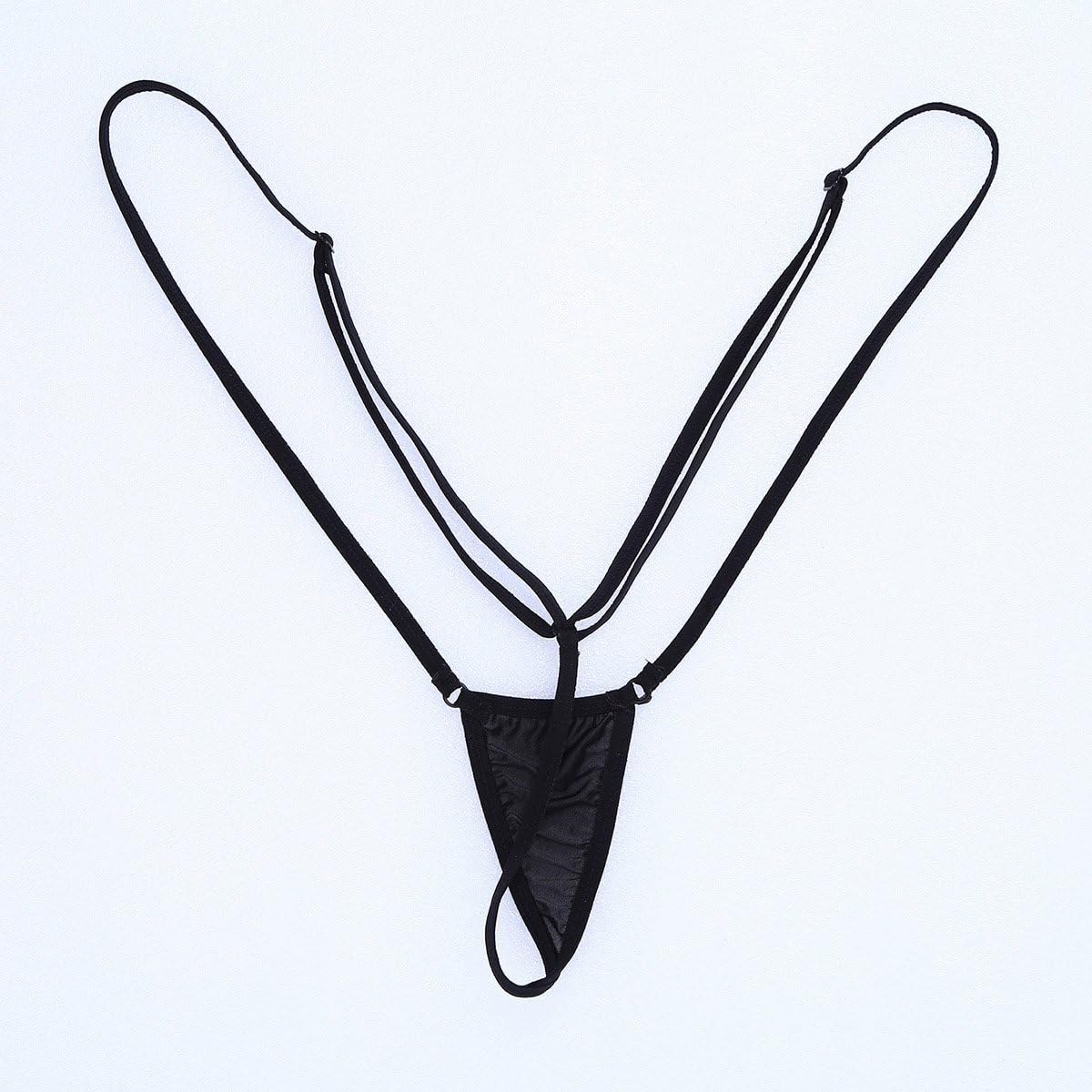 iEFiEL Women Sling Thong Bikini One-Piece Teddy Underwear Sleepwear Nightwear